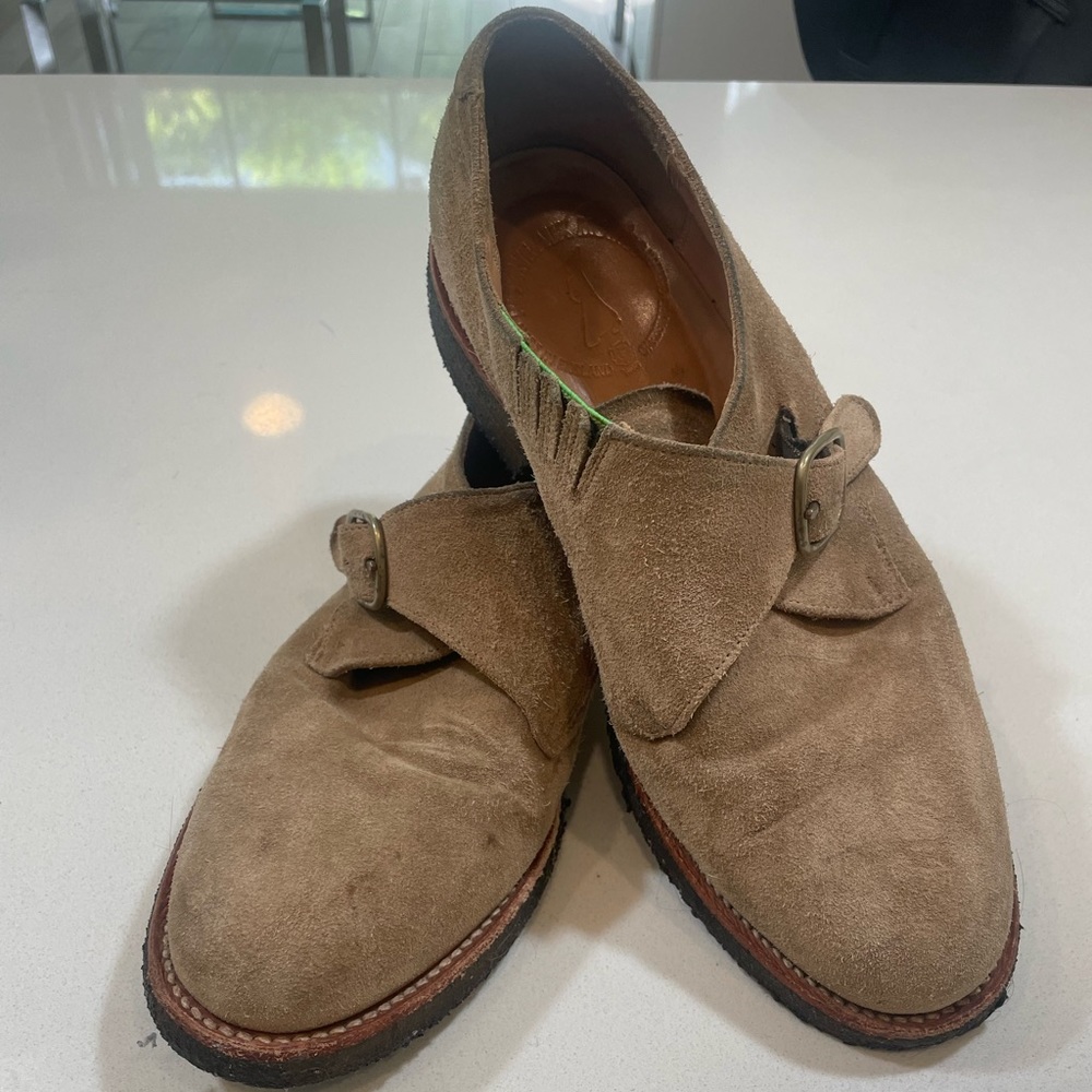 Grenson men’s dress suede shoes Sz 7 UK US 8